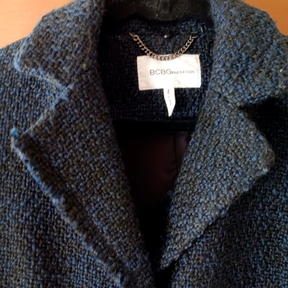 BCBGeneration Coat, Size S, Navy - Picture 3 of 10